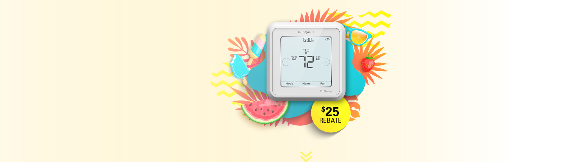 $25 Wi-Fi thermostat rebate