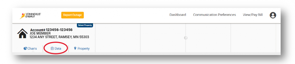 Calculate your energy usage data